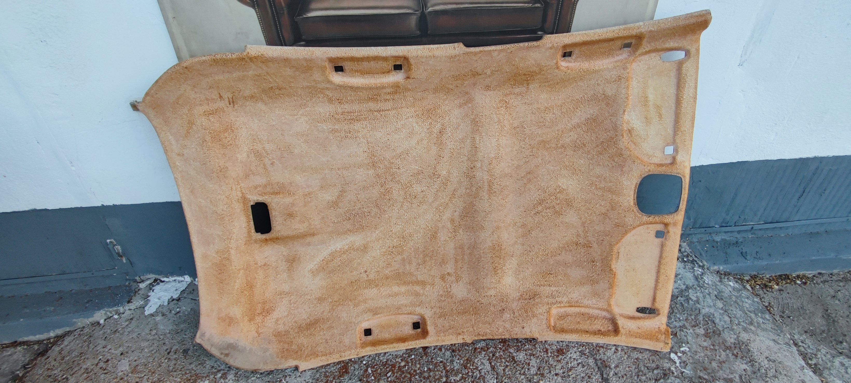 Tetőkárpit csere Budapest – Japán gépjárműn, világosbarna szövet, gyári megjelenés